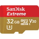 Sandisk Extreme 32GB MicroSDHC UHS-I Classe 10 memoria flash SDSQXAF-032G-GN6AA