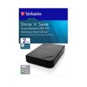 Verbatim Store n Save 2000GB Nero disco rigido esterno 47683