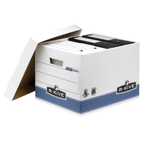 Fellowes 0026101 Blu, Bianco scatola per archivio