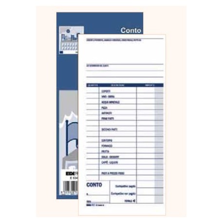 Edipro E5343N 100pagine modulo e libro contabile