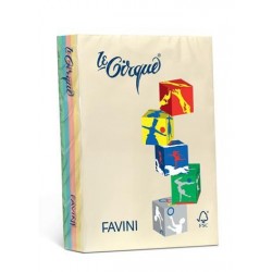 Favini Le Cirque Blu, Verde, Avorio, Rosa, Giallo carta inkjet A74X304