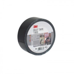 Scotch Rotolo Nastro telato Nero Duct Tape 1900 50 mm x 50 Mt 36235