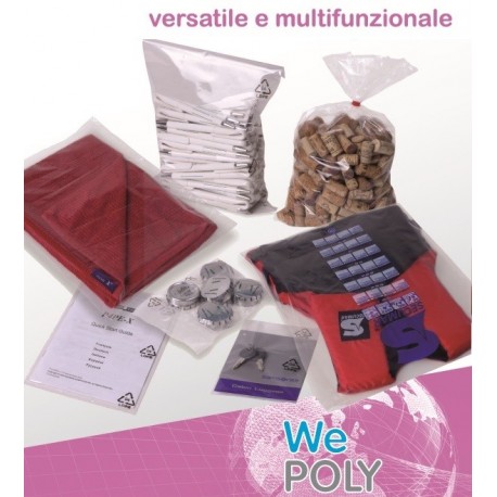 Willchip We POLY Trasparente 1000pezzoi busta in plastica P300400