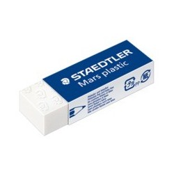 Staedtler Mars Plastic Bianco 1pezzoi gomma per cancellare 52650