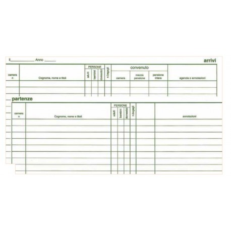 Edipro Register Arrivals 47pagine modulo e libro contabile E2839