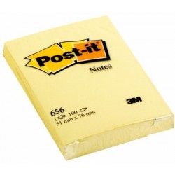 Post It 656 Rettangolo Giallo 100fogli pouch autoadesiva 23430