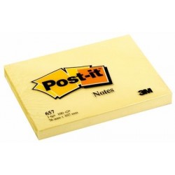 Post It 657 Rettangolo Giallo 100fogli pouch autoadesiva 23758