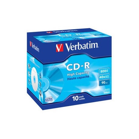 Verbatim CDR DATAL.90MIN 800MB 40X CF.10 S