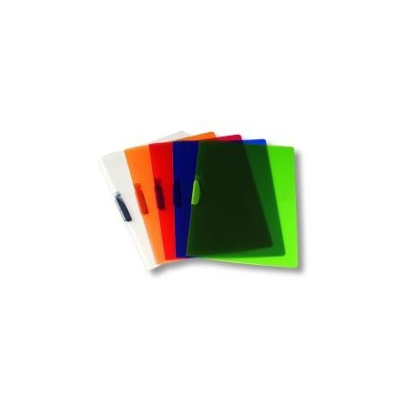 Fellowes Clipper Assort Polipropilene PP Arancione, Trasparente cartella F007TAR