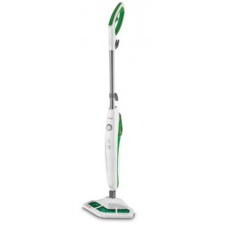 Ariete 4164, Steam Mop 10 in 1, Scopa lavapavimenti a vapore, 1500 W,  Vapore continuo, Autonomia illimitata, Bianco/Celeste