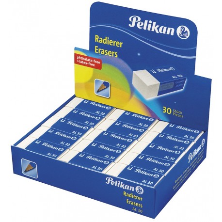 Pelikan 0ARD53 Gomma Bianco 30pezzoi gomma per cancellare