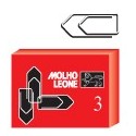 Molho Leone Leone 3 Metallo fermaglio 21113