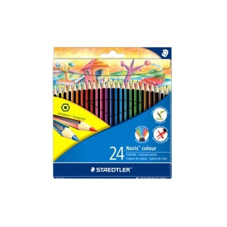 Staedtler Noris Colour 185 Multi 24pezzoi pastello colorato 185C24