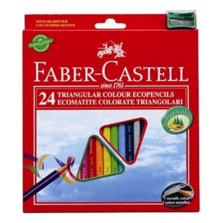 Faber Castell 120524 24pezzoi pastello colorato