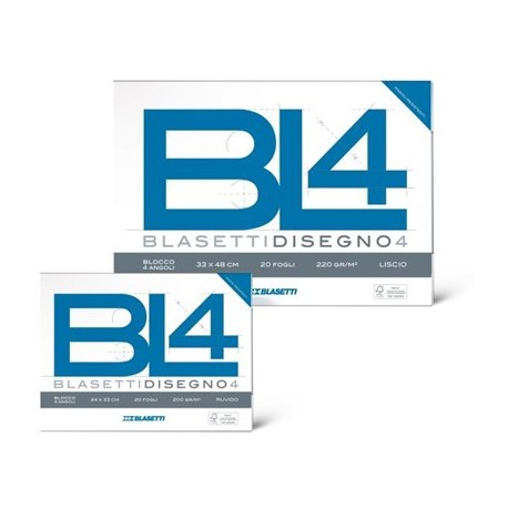 Blasetti BL4 Aspro 20fogli carta da disegno 6172