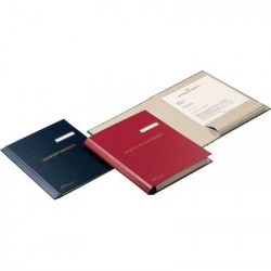 Fraschini Document Folder 603 Finta pelle Blu cartella 603B