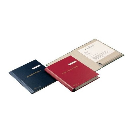 Fraschini Document Folder 603 Finta pelle Blu cartella 603B