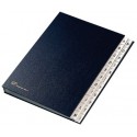 Fraschini Alphabetical Folders Finta pelle Blu cartella 640-DB