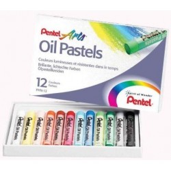 Pentel 0100524 Oil pastel Multicolore 12pezzoi pastello