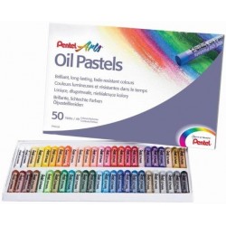 Pentel 0100526 Oil pastel Multicolore 50pezzoi pastello