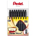 Pentel WOW Nero 8pezzoi 0X13007