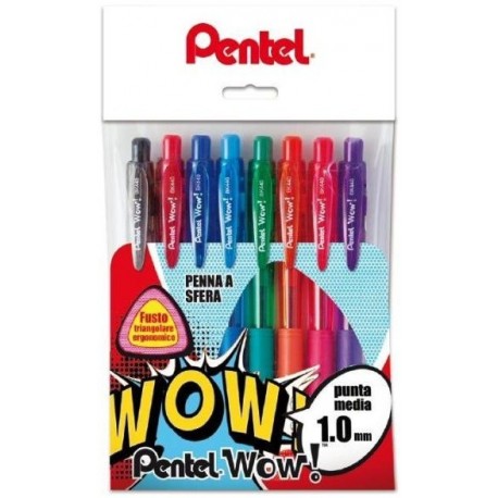 Pentel Wow Multi 8pezzoi 0X12017