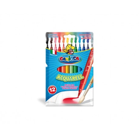 Carioca Acquarell Fine Multicolore 12pezzoi marcatore 42747