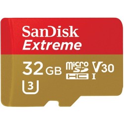 Sandisk 32GB Extreme microSDHC 32GB MicroSDHC UHS I Classe 10 memoria flash SDSQXAF 032G GN6MA