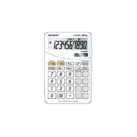 Sharp EL 332B WH Scrivania Calcolatrice finanziaria Bianco calcolatrice ELM332BWH