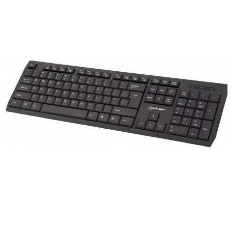 Manhattan 178723 USB QWERTY Nero tastiera IDATA 955 UBK DM