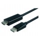 Nilox DP CABLE UHDTV M M BLACK 3M