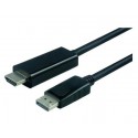 Nilox NX090208107 3m DisplayPort HDMI Nero cavo e adattatore video