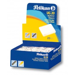 Pelikan 0ARM20 Gomma Bianco 20pezzoi gomma per cancellare