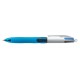 BIC 4 Colours Grip Clip on retractable ballpoint pen Medio Nero, Blu, Verde, Rosso 12pezzoi 8871361