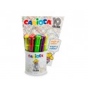 Carioca 10 Colors Clip-on retractable ballpoint pen Multi 12pezzoi 42761