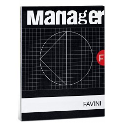 Favini Manager A4 90fogli Nero, Bianco quaderno per scrivere A423614