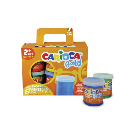 Carioca Finger paint Multi pittura lavabili KO032