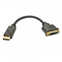 Lindy 41004 cavo e adattatore video 0,15 m DisplayPort DVI-D Nero LINDY41004