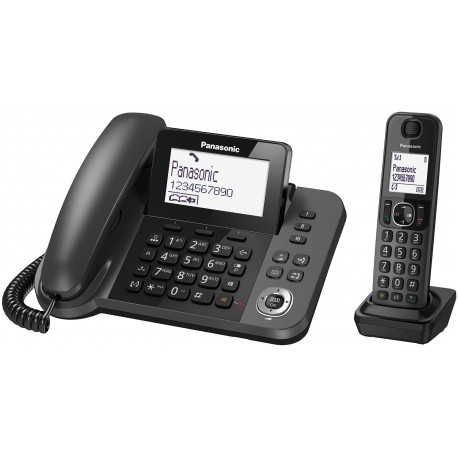 Panasonic KX TGF310 DECT Identificatore di chiamata Nero KX TGF310EXM