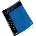 Pigna Blocchi Liberty A4 quaderno per scrivere Blu 01016511R