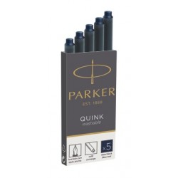 Parker 1950385 Nero, Blu 5pezzoi ricaricatore di penna