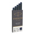 Parker 1950385 ricaricatore di penna Nero, Blu 5 pezzoi