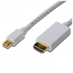 Nilox NX090206101 cavo e adattatore video 1 m Mini DisplayPort HDMI Bianco