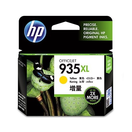 HP 935XL High Yield Yellow Original Ink Cartridge cartuccia dinchiostro Giallo C2P26AEBGX