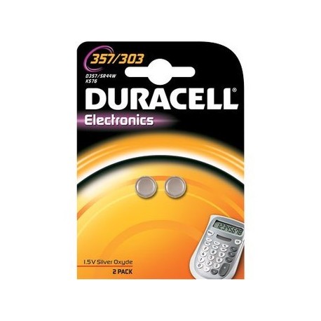 Duracell 357303 Argento Ossido 1.5V batteria non ricaricabile 81427221