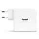 Hamlet 61W Type C Charger alimentatore universale per notebook bianco XPWNB65TC