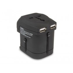 Hamlet Traver Adapter adattatore universale da viaggio per prese elettriche pi caricatore usb XPW2UTRAVEL