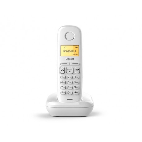 Gigaset A270 Telefono DECT Bianco Identificatore di chiamata A270W