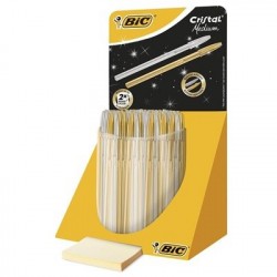 BIC CF40 CRISTAL MEDIUM ORO ARGENTO