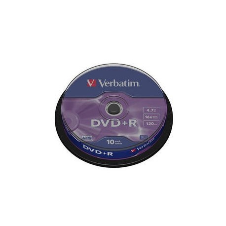 Verbatim DVD R Matt Silver 4.7GB DVD R 10pezzoi 4349810